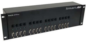 SmartAVI Ready Rack for up to 16 Receiver Cards including Power Supply
