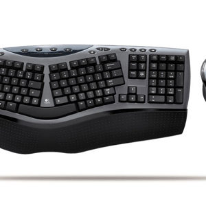 Logitech Cordless Desktop® Comfort Laser Ergonomic design