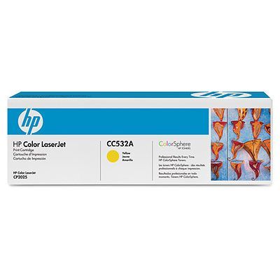 HP Color LaserJet CC532A Yellow Print Cartridge CP2025 CM2320