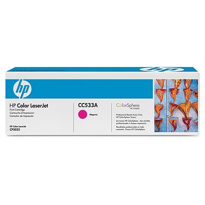 HP Color LaserJet CC533A Magenta Print Cartridge CP2025 CM2320