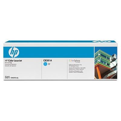 HP  LaserJet CB381A Cyan Print Cartridge for 6015 6030 6040