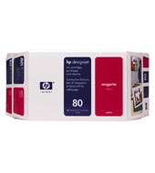 HP 80 350-ml Magenta Ink Cartridge and Printhead C4892A