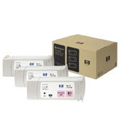 HP 81 3-pack 680-ml Light Magenta Dye Cartridges C5071A