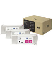 HP 81 3-pack 680-ml Magenta Dye Cartridges C5068A