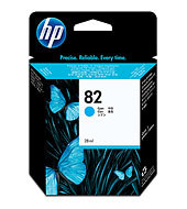 HP 82 69-ml Cyan Ink Cartridge C4911A