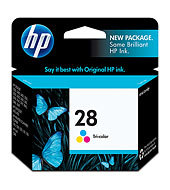 HP 28 Tri-color Inkjet Print Cartridge C8728A