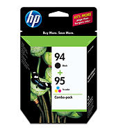 HP 94/95 Combo-pack Inkjet Print Cartridges C9354FN