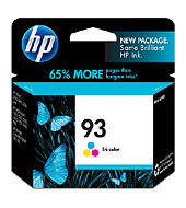HP 93 Tri-color Inkjet Print Cartridge C9361WA
