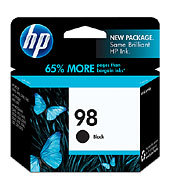 HP 98 Black Inkjet Print Cartridge C9364WA