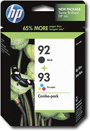 HP 92/93 Photo Inkjet Cartridge Black/Tricolor  C9513BN