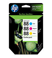 HP 88 Combo-pack Officejet Ink Cartridges CC606FN