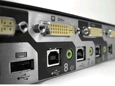 Adder AV8PRO-DVI-US Backview